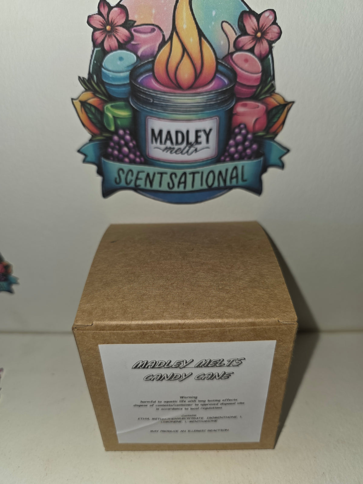 Candy Cane 8oz Candle
